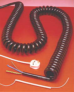 Coiled Power Leads